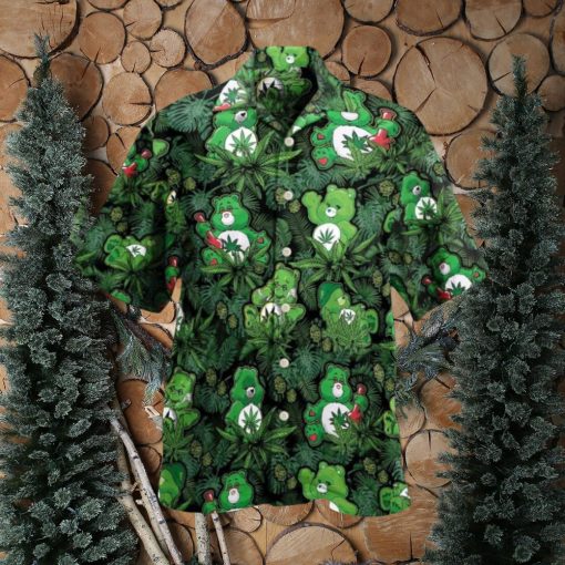 Weed Don’t Care Bear Hawaiian Shirt Style Gift For Men And Women
