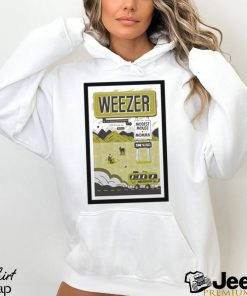 Weezer Huntsville, AL June 4th 2023 Poster shirt