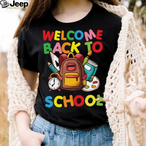 Welcome back to school kids shirt