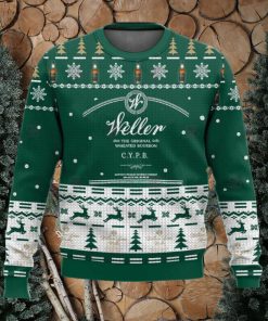 Weller Bourbon Ugly Sweater Christmas 3D Printed