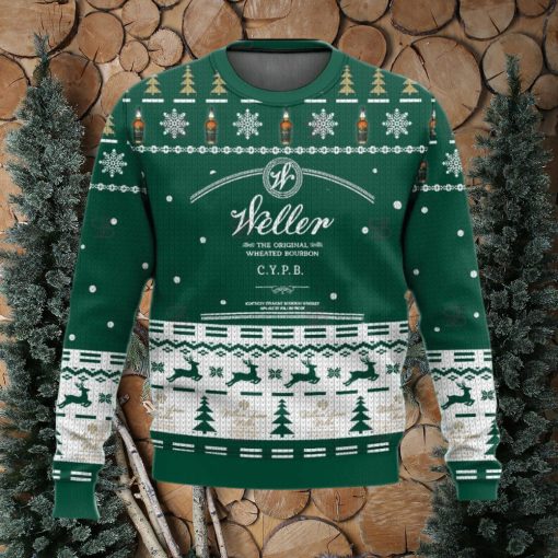 Weller Bourbon Ugly Sweater Christmas 3D Printed