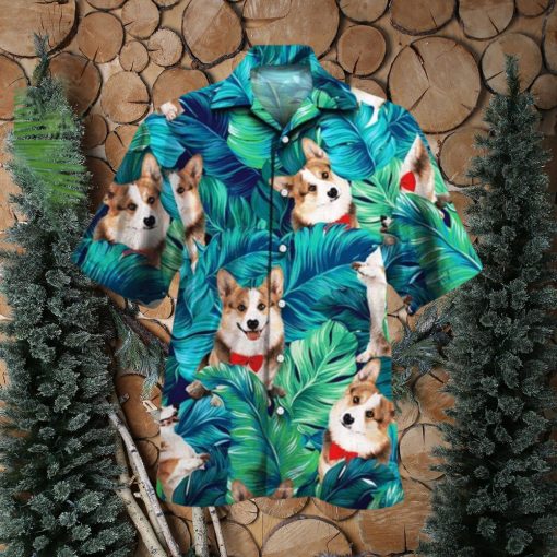 Welsh Corgi Dog Hawaiian Shirt Style Gift For Men And Women