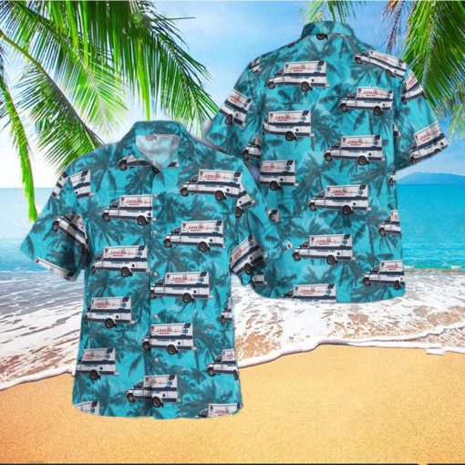 Wenatchee Washington Lifeline Ambulance Summer Aloha And Beach Short hawaiian shirt