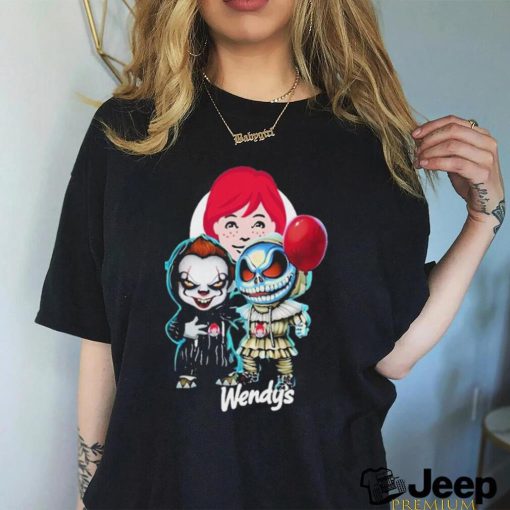 Wendy’s Friends Pennywise And Jack Skellington Halloween Shirt