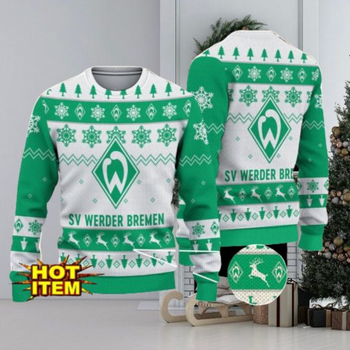 Werder Bremen Bundesliga Fans Football 3D Ugly Christmas Sweater Christmas Gift