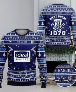 West Bromwich Albion Fc The Baggies Ugly Christmas Sweater