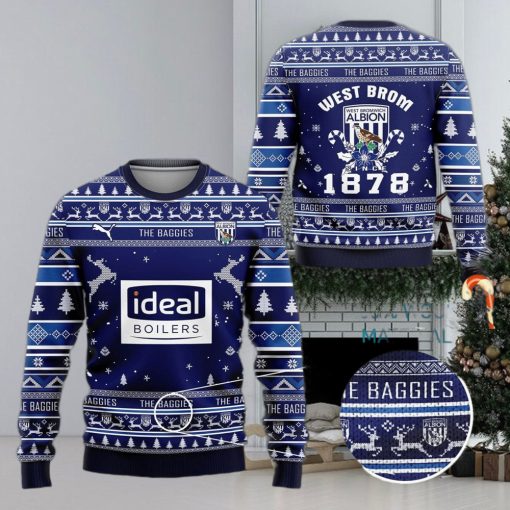 West Bromwich Albion Fc The Baggies Ugly Christmas Sweater