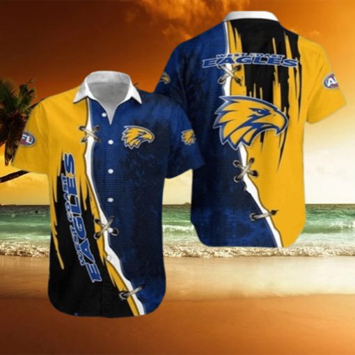 West Coast Eagles Vintage Hawaiian Shirt