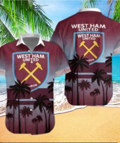 West Ham United FC Summer Beach Shirt and Shorts Full Over Print