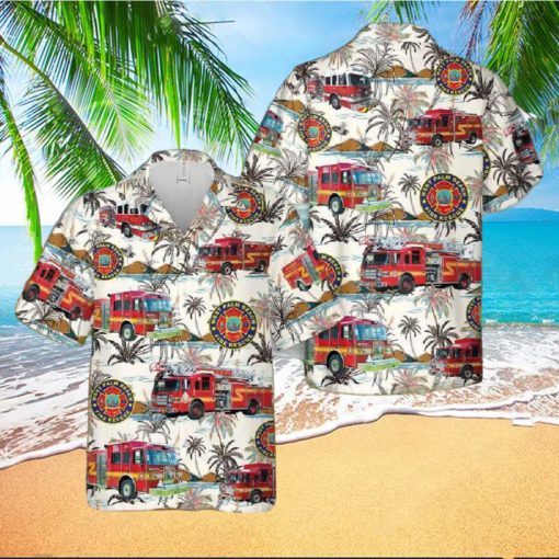 West Palm Beach Fire Rescue Hawaiian Shirt