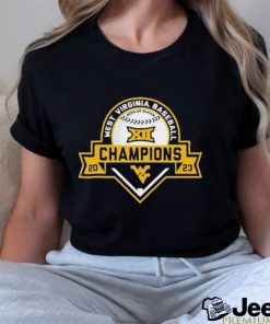 West Virginia Mountaineers 2023 Big 12 Baseball Regular Season Champions T Shirt