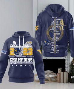 West Virginia Mountaineers 2023 Duke’s Mayo Bowl Champions Hoodie T Shirt