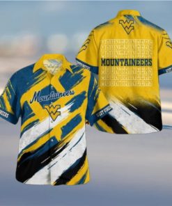 West Virginia Mountaineers Vintage Classic Button Shirt, Mountaineers Gifts for Fans