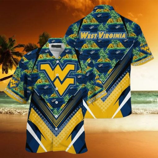 West Virginia Mountaineers WVU Hawaiian Shirt Beach Lovers Gift