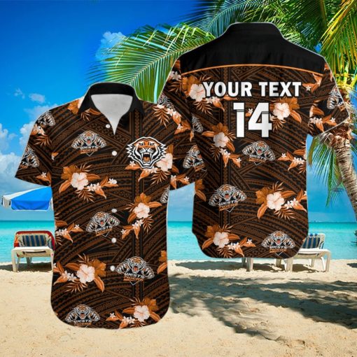 Wests Tigers Personalized NRL 2023 Tropical Hawaiian Best Gift For Men And Women Fans hawaiian shirt