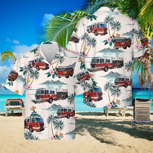 Wethersfield Connecticut Fire Department Hawaiian Shirt Summner Vacation Shirt