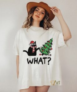 What Cat Christmas Tree Shirt