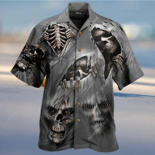 What Scares You Excites Me Skull Hawaiian Aloha Shirts Aloha Shirts