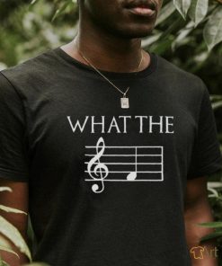 What the f musical note shirt