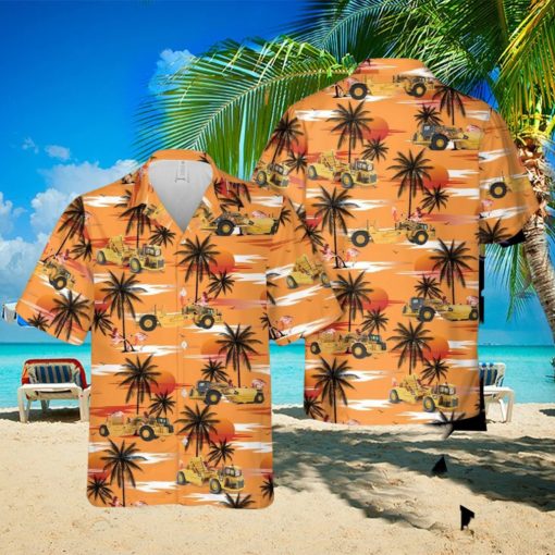 Wheel Tractor Scraper heavy equipment Aloha Hawaiian Shirt Men And Women Beach Shirt