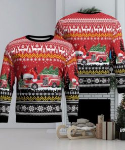 Wheeling, Illinois, Wheeling Fire Department AOP 3D Ugly Christmas Sweater