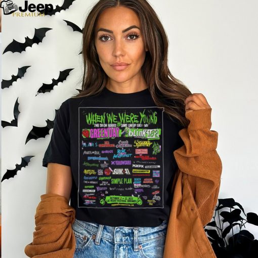 When We Were Young Las Vegas Festival Grounds 2023 Show Line Up Poster Hoodie T Shirt