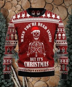 When You’re Dead Inside but It’s Christmas Ugly Sweater