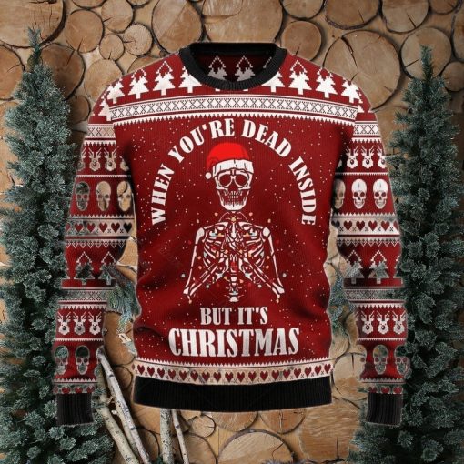 When You’re Dead Inside but It’s Christmas Ugly Sweater