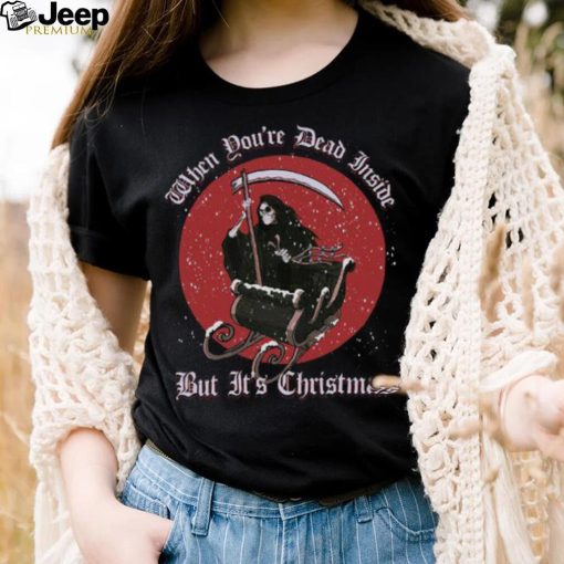 When you’re dead inside but it’s christmas – Devil skull on Christmas, Christmas day ugly sweater