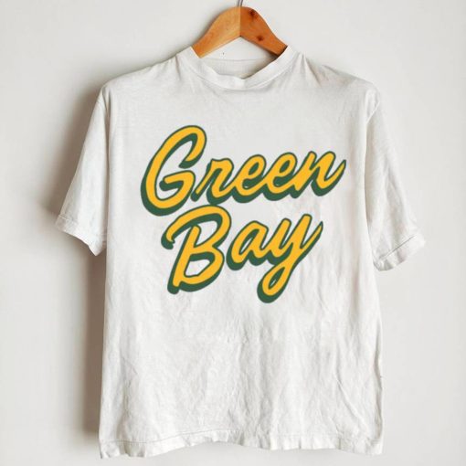 Where I’m From Adult Green Bay Oatmeal Retro Script T Shirt