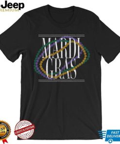 Where I'm From Adult New Orleans Beads Black T Shirt