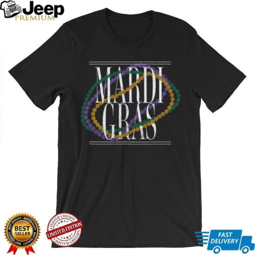 Where I’m From Adult New Orleans Beads Black T Shirt