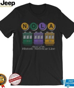 Where I'm From Adult New Orleans Black Streetcar T Shirt