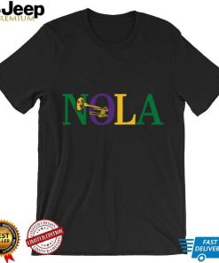 Where I'm From Adult New Orleans Black Trumpet T Shirt