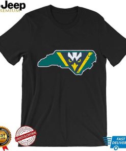 Where I'm From Adult UNC Wilmington Seahawks Logo State T Shirt