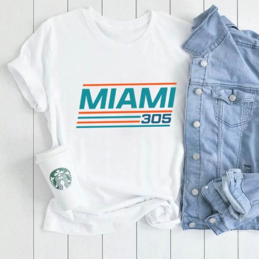 Where I’m From Miami White Slant T Shirt