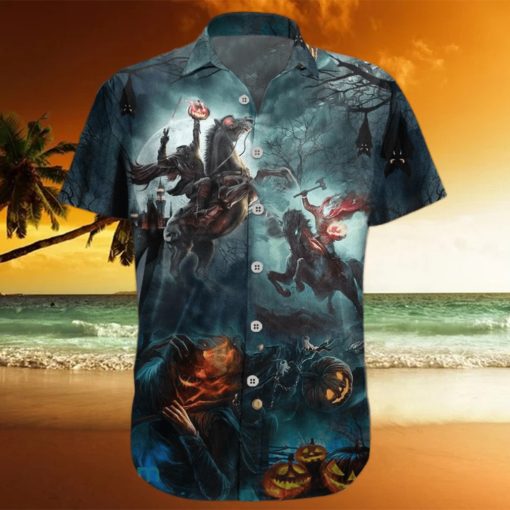 Where Is My Head Halloween Hawaiian Shirt Spooky Horror Halloween Aloha Shirt