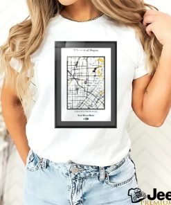 Where It All Started Rectangle Map Poster Shirt