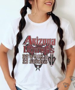 White Arizona Diamondbacks Baseball 2023 World Series Shirt