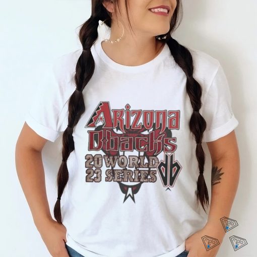 White Arizona Diamondbacks Baseball 2023 World Series Shirt