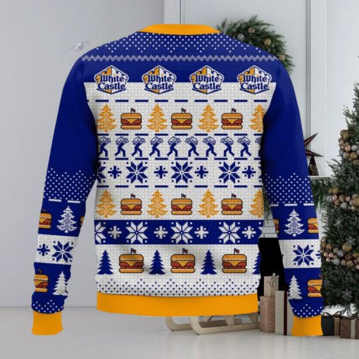 White Castle All Over Printed Ugly Christmas Sweater Trending Christmas Gift Ideas