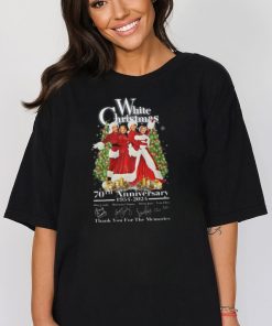 White Christmas 70th Anniversary 1954 2024 Thank You For The Memories Signatures Shirt