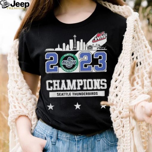 Whl Seattle Thunderbirds 2023 Champions City Shirt