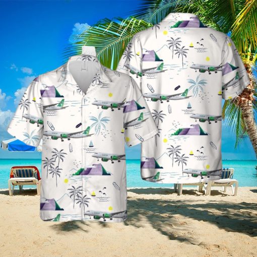 Widerøe Embraer E190 E2 LN WEA 3D All Over Printed Hawaiian Shirt