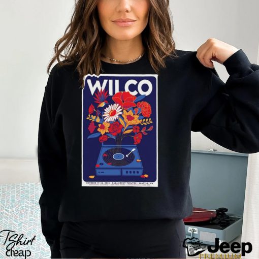 Wilco tour seattle wa oct 18 2023 shirt