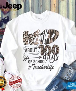 Wild About 100 Days Of School Teacherlife Shirt