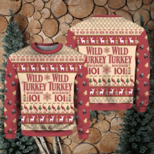 Wild Turkey Bourbon Ugly Christmas Sweater