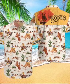 Wild West Rodeo Cowboy Hawaiian Shirt