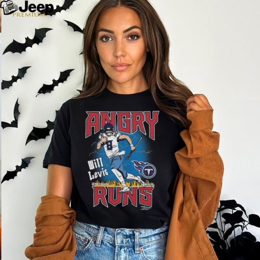 Will Levis Tennessee Titans Homage Unisex Angry Runs Graphic Tri Blend T Shirt   Charcoal