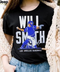 Will Smith Los Angeles Dodgers Baseball Name Blocks Shirt